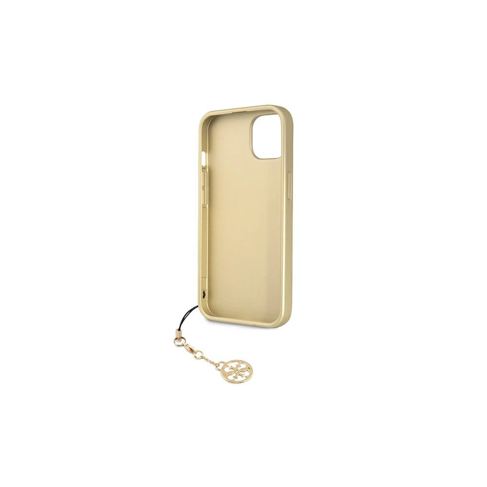 Etui Guess GUHCP13MGF4GGR Apple iPhone 13 szary/grey hardcase 4G Charms Collection