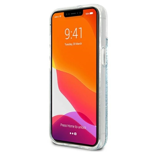 Kup Etui Guess GUHCP13MLG4GBL Apple iPhone 13 niebieski/blue hardcase 4G Big Liquid Glitter - GUE1276BLU - {ean13} - Sklep Home Screen
