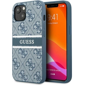 Kup Case Guess GUHCP13S4GDBL Apple iPhone 13 mini blau/blau hardcase 4G Stripe - GUE1279BLU - {ean13} - Sklep Home Screen