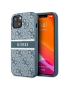 Case Guess GUHCP13S4GDBL Apple iPhone 13 mini blau/blau hardcase 4G Stripe