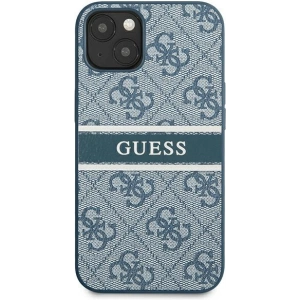 Kup Case Guess GUHCP13S4GDBL Apple iPhone 13 mini blau/blau hardcase 4G Stripe - GUE1279BLU - {ean13} - Sklep Home Screen