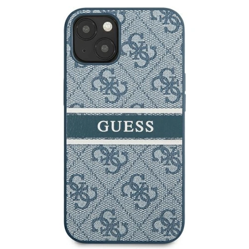 Kup Case Guess GUHCP13S4GDBL Apple iPhone 13 mini blau/blau hardcase 4G Stripe - GUE1279BLU - {ean13} - Sklep Home Screen