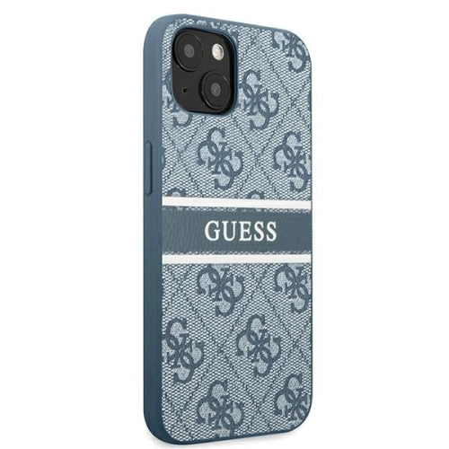 Kup Case Guess GUHCP13S4GDBL Apple iPhone 13 mini blau/blau hardcase 4G Stripe - GUE1279BLU - {ean13} - Sklep Home Screen