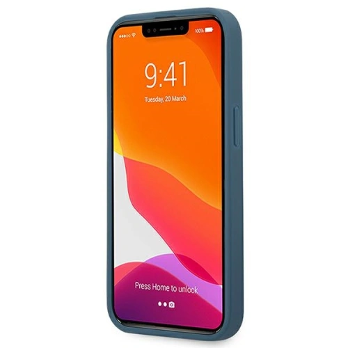 Kup Etui Guess GUHCP13S4GDBL Apple iPhone 13 mini albastru/blue hardcase 4G Stripe - GUE1279BLU - {ean13} - Sklep Home Screen