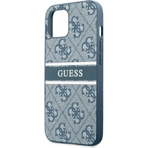 Kup Case Guess GUHCP13S4GDBL Apple iPhone 13 mini blau/blau hardcase 4G Stripe - GUE1279BLU - {ean13} - Sklep Home Screen