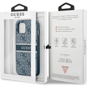 Kup Case Guess GUHCP13S4GDBL Apple iPhone 13 mini blau/blau hardcase 4G Stripe - GUE1279BLU - {ean13} - Sklep Home Screen