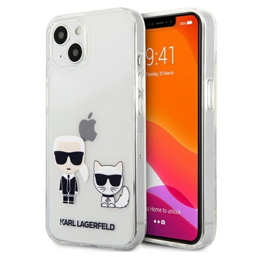 Kup Etui Karl Lagerfeld KLHCP13MCKTR Apple iPhone 13 keménytok Átlátszó Karl & Choupette - KLD613CL - {ean13} - Sklep Home Screen