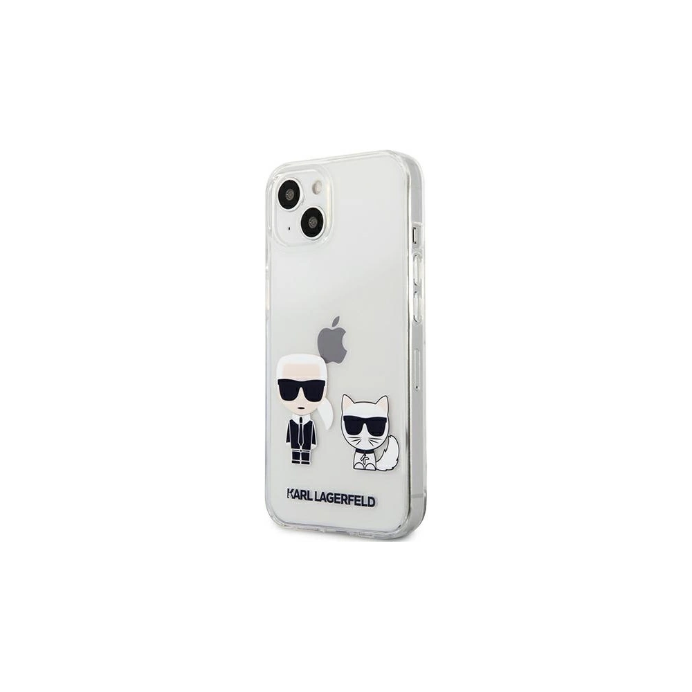 Etui Karl Lagerfeld KLHCP13MCKTR Apple iPhone 13 hardcase Transparent Karl & Choupette