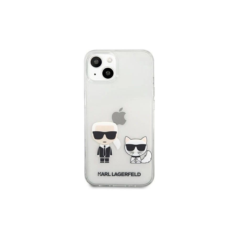 Etui Karl Lagerfeld KLHCP13MCKTR Apple iPhone 13 hardcase Transparent Karl & Choupette