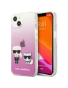 Kup Case Karl Lagerfeld KLHCP13MCKTRP Apple iPhone 13 Hardcase rosa/pink Karl & Choupette - KLD614PNK - {ean13} - Sklep Home Screen