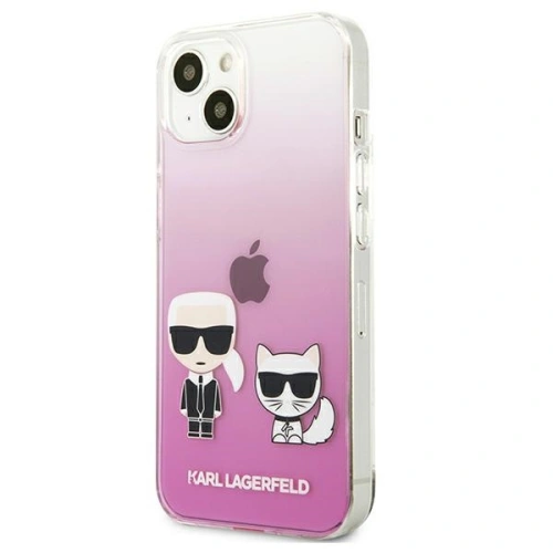 Kup Etui Karl Lagerfeld KLHCP13MCKTRP Apple iPhone 13 hardcase roz/roz Karl & Choupette - KLD614PNK - {ean13} - Sklep Home Screen