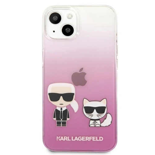 Kup Etui Karl Lagerfeld KLHCP13MCKTRP Apple iPhone 13 hardcase roz/roz Karl & Choupette - KLD614PNK - {ean13} - Sklep Home Screen