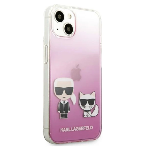 Kup Etui Karl Lagerfeld KLHCP13MCKTRP Apple iPhone 13 hardcase roz/roz Karl & Choupette - KLD614PNK - {ean13} - Sklep Home Screen