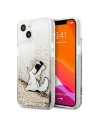 Etui Karl Lagerfeld KLHCP13MGCFD Apple iPhone 13 auriu/gold hardcase Liquid Glitter Choupette Fun