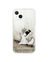 Kup Etui Karl Lagerfeld KLHCP13MGCFD Apple iPhone 13 arany/hardver Liquid Glitter Choupette Fun - KLD615GLD - {ean13} - Sklep Home Screen