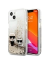 Etui Karl Lagerfeld KLHCP13MGKCD Apple iPhone 13 arany/hardcase Liquid Glitter Karl&Choupette