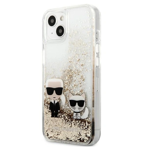 Kup Etui Karl Lagerfeld KLHCP13MGKCD Apple iPhone 13 arany/hardcase Liquid Glitter Karl&Choupette - KLD616GLD - {ean13} - Sklep Home Screen