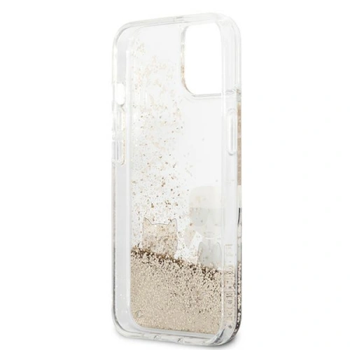 Kup Etui Karl Lagerfeld KLHCP13MGKCD Apple iPhone 13 arany/hardcase Liquid Glitter Karl&Choupette - KLD616GLD - {ean13} - Sklep Home Screen