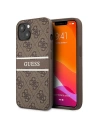 Kup Etui Guess GUHCP13S4GDBR Apple iPhone 13 mini barna/brown hardcase 4G Stripe - GUE1280BR - {ean13} - Sklep Home Screen