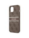 Kup Case Guess GUHCP13S4GDBR Apple iPhone 13 mini braun/brown Hardcase 4G Stripe - GUE1280BR - {ean13} - Sklep Home Screen
