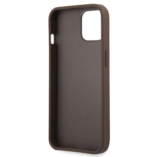 Kup Case Guess GUHCP13S4GDBR Apple iPhone 13 mini braun/brown Hardcase 4G Stripe - GUE1280BR - {ean13} - Sklep Home Screen