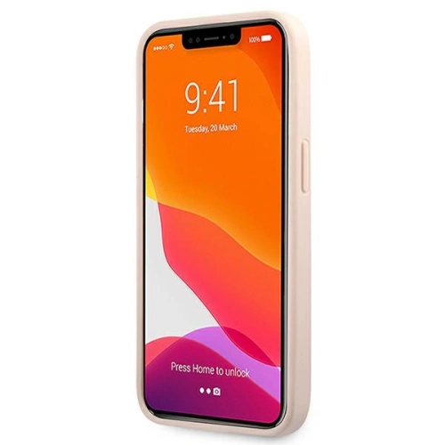 Kup Etui Guess GUHCP13S4GDPI Apple iPhone 13 mini różowy/pink hardcase 4G Stripe - GUE1281PNK - {ean13} - Sklep Home Screen