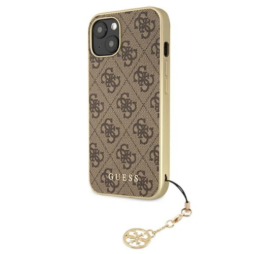 Kup Etui Guess GUHCP13SGF4GBR Apple iPhone 13 mini brązowy/brown hardcase 4G Charms Collection - GUE1283BR - {ean13} - Sklep Home Screen
