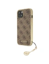 Buy Guess GUHCP13SGF4GBR Apple iPhone 13 mini brown hardcase 4G Charms Collection - GUE1283BR - {ean13} - Home Screen Store Europe