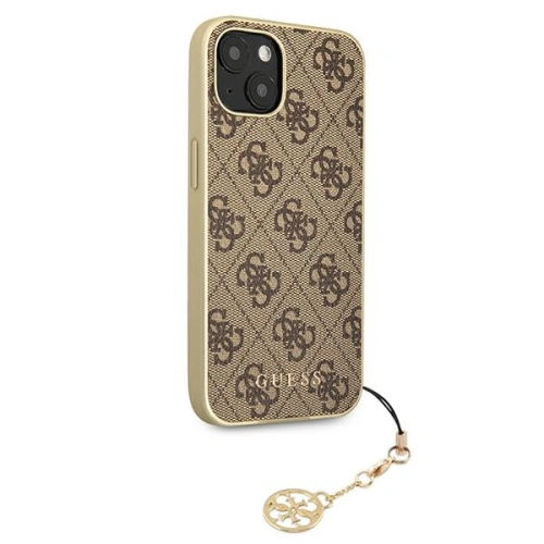 Kup Etui Guess GUHCP13SGF4GBR Apple iPhone 13 mini brązowy/brown hardcase 4G Charms Collection - GUE1283BR - {ean13} - Sklep Home Screen