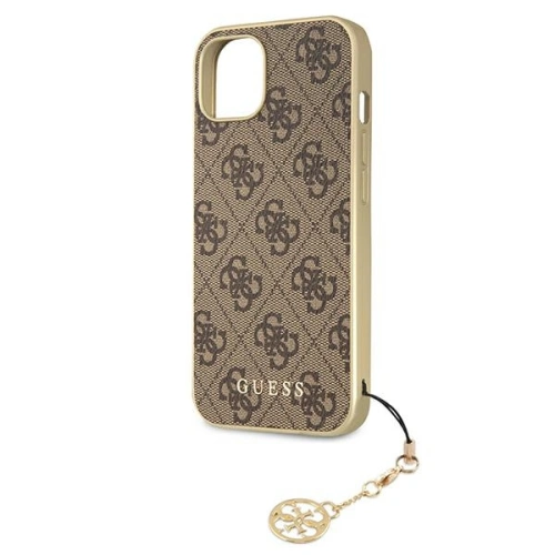 Kup Etui Guess GUHCP13SGF4GBR Apple iPhone 13 mini brązowy/brown hardcase 4G Charms Collection - GUE1283BR - {ean13} - Sklep Home Screen
