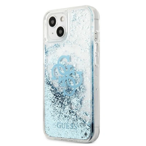 Kup Etui Guess GUHCP13SLG4GBL Apple iPhone 13 mini niebieski/blue hardcase 4G Big Liquid Glitter - GUE1284BLU - {ean13} - Sklep Home Screen