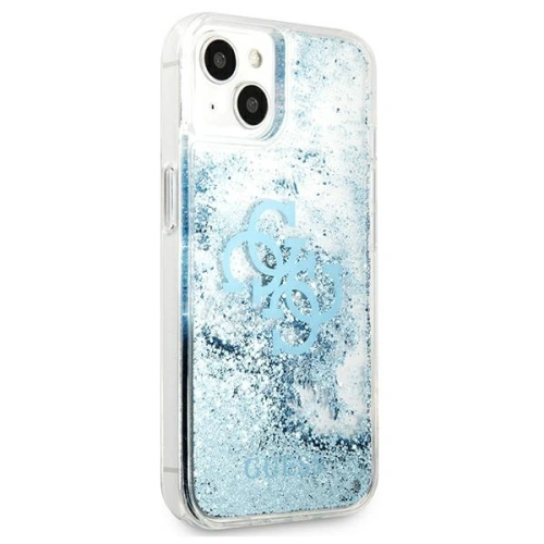 Kup Etui Guess GUHCP13SLG4GBL Apple iPhone 13 mini niebieski/blue hardcase 4G Big Liquid Glitter - GUE1284BLU - {ean13} - Sklep Home Screen