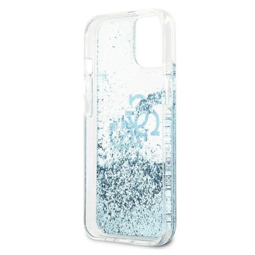 Kup Etui Guess GUHCP13SLG4GBL Apple iPhone 13 mini niebieski/blue hardcase 4G Big Liquid Glitter - GUE1284BLU - {ean13} - Sklep Home Screen