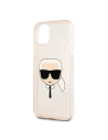 Buy Karl Lagerfeld KLHCP13MKHTUGLGO Apple iPhone 13 gold hardcase Glitter Karl`s Head - KLD617GLD - {ean13} - Home Screen Store Europe