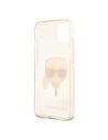 Buy Karl Lagerfeld KLHCP13MKHTUGLGO Apple iPhone 13 gold hardcase Glitter Karl`s Head - KLD617GLD - {ean13} - Home Screen Store Europe