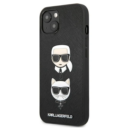 Kup Case Karl Lagerfeld KLHCP13MSAKICKCBK Apple iPhone 13 schwarz/schwarz Buch Saffiano Karl & Choupette - KLD620BLK - {ean13} - Sklep Home Screen