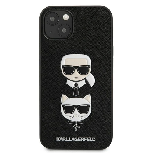 Kup Case Karl Lagerfeld KLHCP13MSAKICKCBK Apple iPhone 13 schwarz/schwarz Buch Saffiano Karl & Choupette - KLD620BLK - {ean13} - Sklep Home Screen