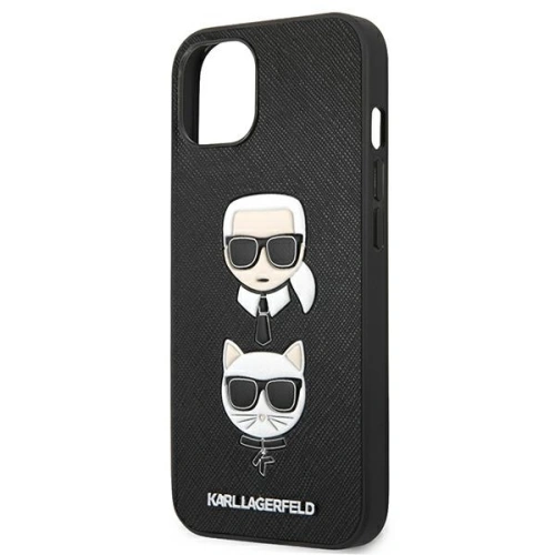 Kup Case Karl Lagerfeld KLHCP13MSAKICKCBK Apple iPhone 13 schwarz/schwarz Buch Saffiano Karl & Choupette - KLD620BLK - {ean13} - Sklep Home Screen