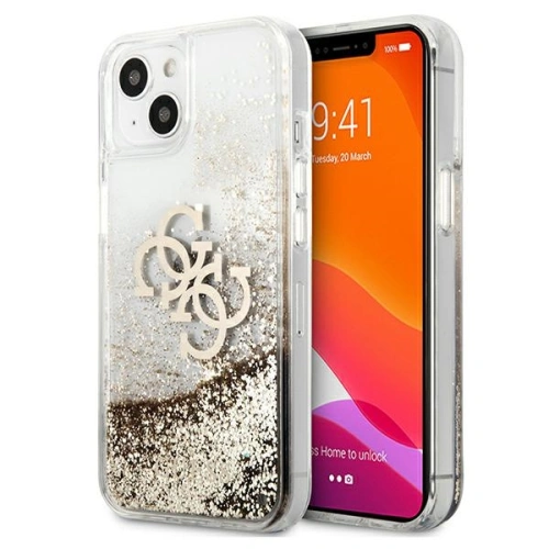 Kup Etui Guess GUHCP13SLG4GGO Apple iPhone 13 mini arany/hardcase 4G Big Liquid Glitter - GUE1285GLD - {ean13} - Sklep Home Screen