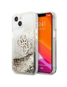 Etui Guess GUHCP13SLG4GGO Apple iPhone 13 mini zlatý/gold hardcase 4G Big Liquid Glitter