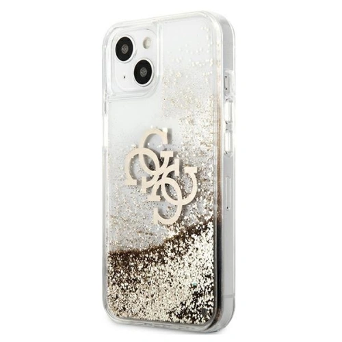 Kup Etui Guess GUHCP13SLG4GGO Apple iPhone 13 mini złoty/gold hardcase 4G Big Liquid Glitter - GUE1285GLD - {ean13} - Sklep Home Screen