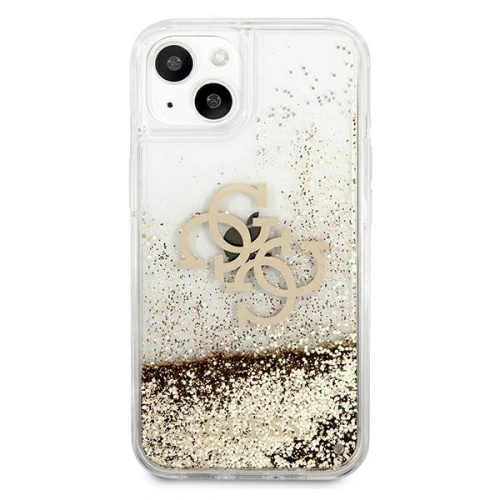 Kup Etui Guess GUHCP13SLG4GGO Apple iPhone 13 mini złoty/gold hardcase 4G Big Liquid Glitter - GUE1285GLD - {ean13} - Sklep Home Screen