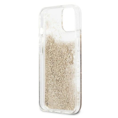 Kup Etui Guess GUHCP13SLG4GGO Apple iPhone 13 mini złoty/gold hardcase 4G Big Liquid Glitter - GUE1285GLD - {ean13} - Sklep Home Screen