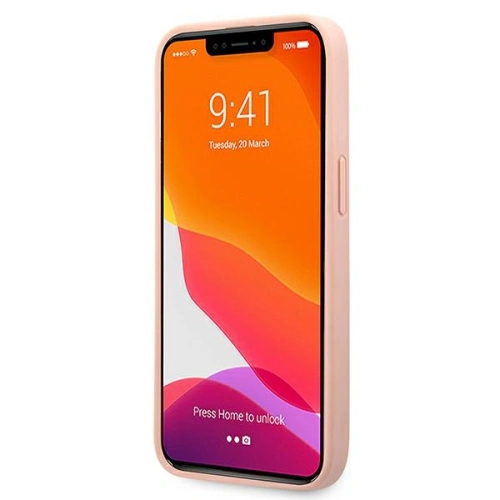 Kup Etui Guess GUHCP13SPSASBPI Apple iPhone 13 mini roz/pink hardcase Saffiano Stripe - GUE1286PNK - {ean13} - Sklep Home Screen