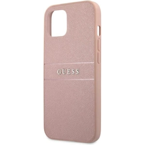 Etui Guess GUHCP13SPSASBPI Apple iPhone 13 mini różowy/pink hardcase Saffiano Stripe