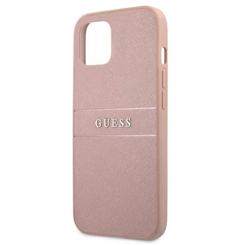 Kup Etui Guess GUHCP13SPSASBPI Apple iPhone 13 mini różowy/pink hardcase Saffiano Stripe - GUE1286PNK - {ean13} - Sklep Home Screen