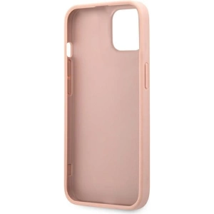 Etui Guess GUHCP13SPSASBPI Apple iPhone 13 mini różowy/pink hardcase Saffiano Stripe