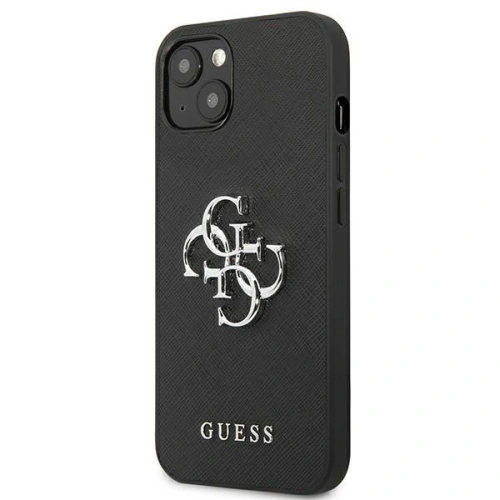 Kup Etui Guess GUHCP13SSA4GSBK Apple iPhone 13 mini fekete/black hardcase Saffiano 4G Metal Logo - GUE1287BLK - {ean13} - Sklep Home Screen