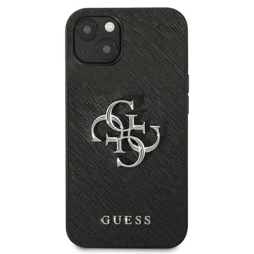 Kup Etui Guess GUHCP13SSA4GSBK Apple iPhone 13 mini fekete/black hardcase Saffiano 4G Metal Logo - GUE1287BLK - {ean13} - Sklep Home Screen