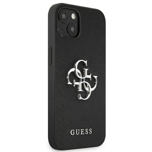 Kup Case Guess GUHCP13SSA4GSBK Apple iPhone 13 mini schwarz/black Hardcase Saffiano 4G Metal Logo - GUE1287BLK - {ean13} - Sklep Home Screen
